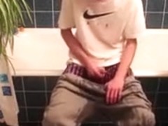 skater lad pissing himself
