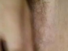 Hot Milf Jonee masturbates her hairy pussy