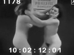 Classic Catfights-Mature Nude Wrestling from Germany (year?)
