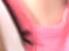 Japanese blonde slut puts make up on in free voyeur video