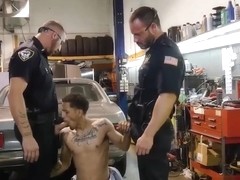 Muscle Cop Bisexual Gay Porn Get pulverized by the police