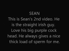 Straight Irish young man with a thick cock returns