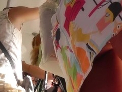 Receive the free up petticoat of sexy ass love tunnel