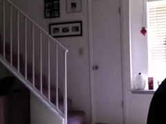 Fuck buddy breeds me on stairs