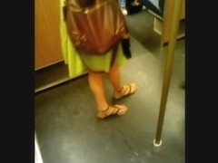 Feet in a metro train III