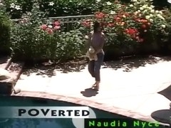 Hottest pornstar Naudia Nyce in crazy brunette, outdoor sex video