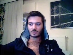 Greek Str8 Webcam Boy Is Jerking His Big Cock