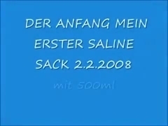 DER ANFANG MEIN ERSTER SALINE SACK 2008