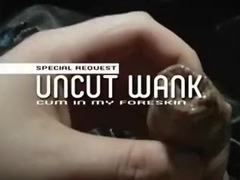 Uncut jerk off