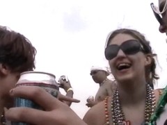 beach party in texas with girls flashing boobs
