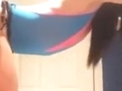 Fucking massive dildo and squirting a huge load