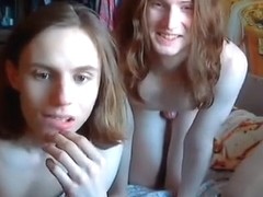 Horny long haired twinks on cam