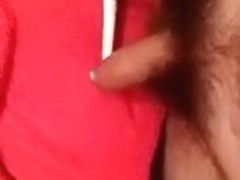 cum with electric shaver