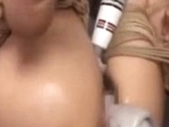 Slutty broad enjoys Japanese torture with sex toys