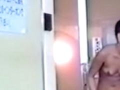 Hidden camera in a girls locker room caught them naked