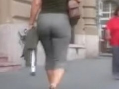 Amazing Mature's Ass Walking