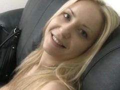 XXX casting movie with an amazing blonde slut showing her skills