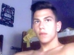 Very Beautiful Greek Str8 Shy Boy Shows His Big Cock On Cam