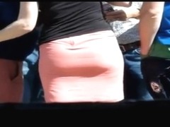 ass grope tight skirt
