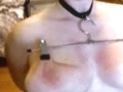 bulky redhead video5 whipped clamp lifted saggy meatballs
