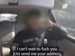 Fake Cop The Uniformed Policemans Cum Makes Her Late