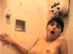 Hot Kylie masturbating in the shower