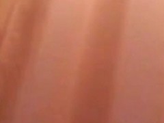 Mature girlfriend getting in and out of shower
