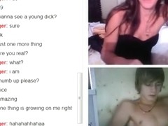 Hot 29yo girl has cybersex with a 19yo guy