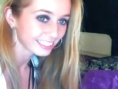 Hot webcam teen plays with a sex toy