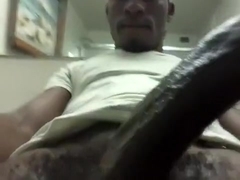 Chocolate Drop Solo J/O with Nice Cum Shot