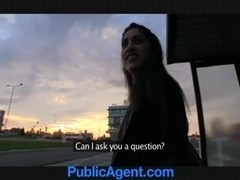 PublicAgent Non-Professional Asian anal sex outside on the car