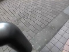 Sharking video recorded in public on the streets of Japan