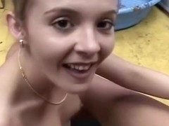 Nasty Young Slut Gets Oral Sex Lesson