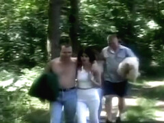 Two Couples Have An Orgy In The Woods