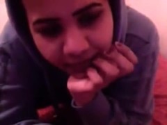 Very hot bhabi smacks her pussy in front of a webcam