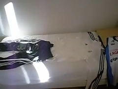 Wank Jerk off & Cumming on Jordan shorts adidas tracksuit