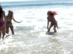 Bitchy Girls gets to surf and ride a big hard dick