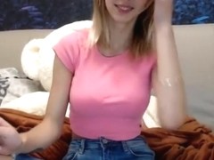 junior skinny blonde webcam show