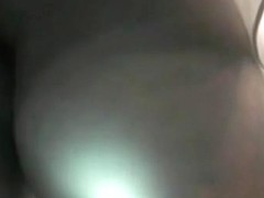Big fat ass gets recorded on hidden voyeur's cam