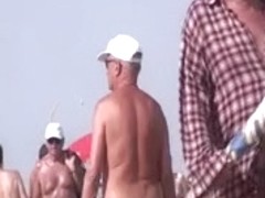 French nudist beach Cap d'Agde people walking naked 04