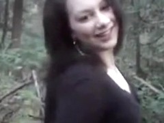 Doxy sucks and receives screwed in the forest