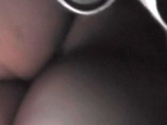 Buttocks shaking sweet in the upskirt close up video