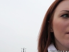 Russian redhead banged pov