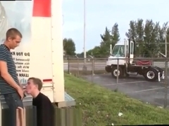Free outdoor boys tube gay Ass At The Gas Station