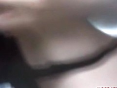 Sexy Asian ass filmed up close by two sharking shuri guys