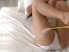 Cute Japanese teen shows her perfect body