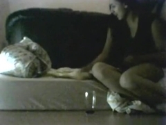 Dutch white girl makes a sextape with her black bf on a matress on the floor