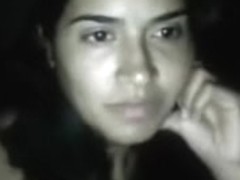 Brunette amateur clip with me on web camera