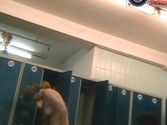 Older hot slut caught naked on a voyeur spy cam video
