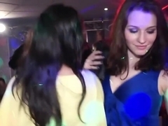 Sexy Ladies Get Nailed In The Nightclub
